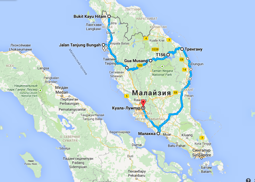Малайзия на карте. Лангкави Малайзия на карте. Пляжи Малайзии на карте.