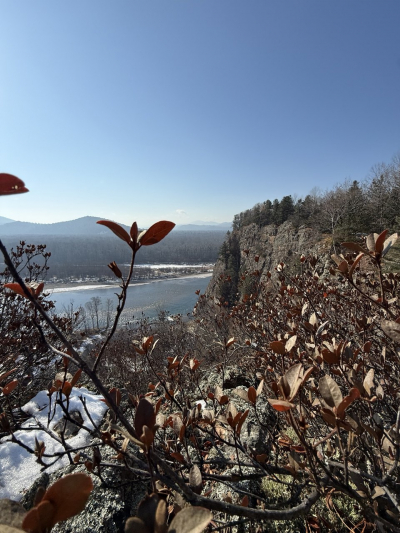 Вид на Лаулиньский прижим