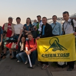 Встреча команды в аэропорту Пулково.